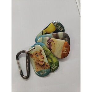 Bible Buddies Vacation School Verse Memory Dog Tags Guac/Rae/Moe/Beacon & Hope